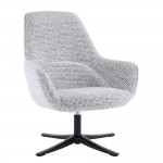 TIFFANY ΠΟΛΥΘΡΟΝΑ ΠΕΡΙΣΤΡΕΦΟΜΕΝΗ ΛΕΥΚΟ ΜΕ PATTERN 80x75x90cm c543215