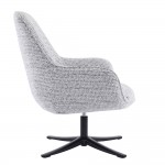 TIFFANY ΠΟΛΥΘΡΟΝΑ ΠΕΡΙΣΤΡΕΦΟΜΕΝΗ ΛΕΥΚΟ ΜΕ PATTERN 80x75x90cm c543215