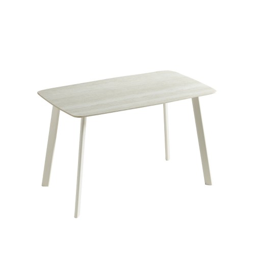 JOIN ME ΤΡΑΠΕΖΙ BEIGE ΜΕ ΟΨΗ ΜΑΡΜΑΡΟΥ 120x70x76 5cm c543227