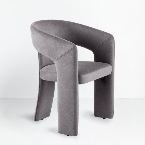 COCO ΚΑΡΕΚΛΑ ΠΟΛΥΘΡΟΝΑ ΓΚΡΙ ΣΚΟΥΡΟ 60x56x81cm c543233