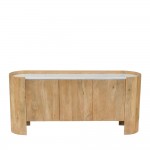 DON ΜΠΟΥΦΕΣ 3ΠΟΡΤΕΣ ΦΥΣΙΚΟ ΛΕΥΚΟ 165x45x75cm c543236