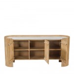 DON ΜΠΟΥΦΕΣ 3ΠΟΡΤΕΣ ΦΥΣΙΚΟ ΛΕΥΚΟ 165x45x75cm c543236