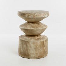SANDY SIDE TABLE ΚΑΦΕ ΑΝΟΙΧΤΟ 38 5x38 5x51cm c543250