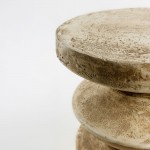 SANDY SIDE TABLE ΚΑΦΕ ΑΝΟΙΧΤΟ 38 5x38 5x51cm c543250
