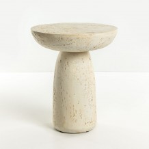 POROS SIDE TABLE BEIGE 40x40x46 3cm c543251