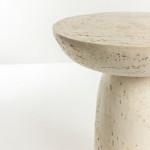 POROS SIDE TABLE BEIGE 40x40x46 3cm c543251