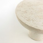 POROS COFFEE TABLE BEIGE 65x65x43cm c543252