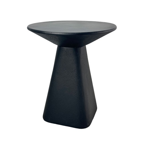 TRITON SIDE TABLE ΜΑΥΡΟ 46x46x52cm c543253