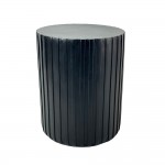 RAIL BLACK SIDE TABLE ΜΑΥΡΟ 40x40x47cm c543255