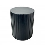 RAIL BLACK SIDE TABLE ΜΑΥΡΟ 40x40x47cm c543255