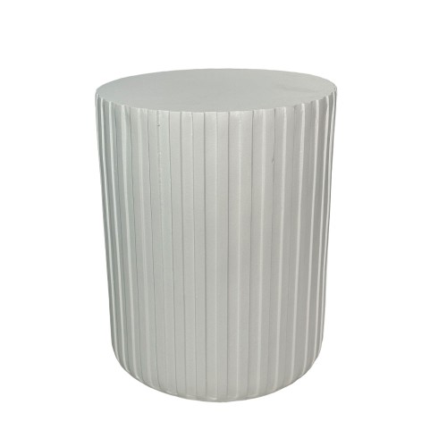 RAIL WHITE SIDE TABLE ΛΕΥΚΟ 40x40x47cm c543256