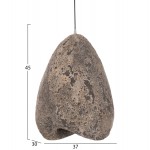 ΦΩΤΙΣΤΙΚΟ ΟΡΟΦΗΣ ΜΕ ΟΨΗ ΠΕΤΡΑΣ STONER S HM4417 04 ΓΚΡΙ--37x30x45Υεκ c543316