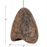 ΦΩΤΙΣΤΙΚΟ ΟΡΟΦΗΣ ΜΕ ΟΨΗ ΠΕΤΡΑΣ STONER S HM4417 03 ΓΚΡΙ ΚΑΦΕ-- 37x30x45Υεκ c543317