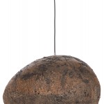 ΦΩΤΙΣΤΙΚΟ ΟΡΟΦΗΣ ΜΕ ΟΨΗ ΠΕΤΡΑΣ STONER M HM4418 03 ΓΚΡΙ ΚΑΦΕ--55x45x40Υεκ c543318