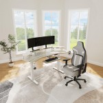 Gaming Γραφείο - Eureka Ergonomic ERK-ES71-MW-UK 180x60x75εκ c543321