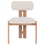 ΚΑΡΕΚΛΑ ΤΡΑΠΕΖΑΡΙΑΣ KARVO HM18252 01 ΜΠΕΖ ΥΦΑΣΜΑ--ΞΥΛΟ ΟΞΙΑΣ 57x50x79Υεκ SET 2τμχ c543372