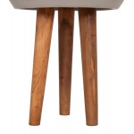 ΓΛΑΣΤΡΑ ΕΣΩΤ ΧΩΡΟΥ QUAN HM4680 03L FIBER CEMENT ΓΚΡΙ--ΒΑΣΗ TEAK Φ38x62Υεκ c543373