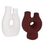 ΣΕΤ 2ΤΜΧ ΕΠΙΤΡΑΠΕΖΙΑ ΔΙΑΚΟΣΜΗΤΙΚΑ ΒΑΖΑ NAMENTIS HM21143 01 ΤΕΡΑΚΟΤΑ ΛΕΥΚΟ ΒΥΣΣΙΝΙ c543381