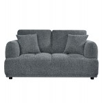 ΚΑΝΑΠΕΣ 2-ΘΕΣΙΟΣ STRUCTO HM3330 01 ΓΚΡΙ ΥΦΑΣΜΑ 168x94x88Υεκ c543497