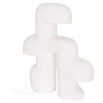 ΕΠΙΤΡΑΠΕΖΙΟ ΦΩΤΙΣΤΙΚΟ ELBAR HM4698 02 FIBER CEMENT ΣΕ ΛΕΥΚΟ-- Ε14 --44x12x50Υεκ c543555