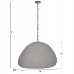 ΦΩΤΙΣΤΙΚΟ ΟΡΟΦΗΣ ΚΡΕΜΑΣΤΟ JAYLEN HM4703 03XL FIBER CEMENT ΓΚΡΙ 74x68x50-70Υεκ c543655
