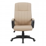 Καρέκλα γραφείου διευθυντή Roby pakoworld pu cappuccino 60x70x102-110εκ c543804
