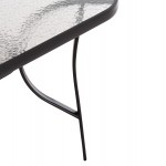 ΣΕΤ ΤΡΑΠΕΖΑΡΙΑΣ 5ΤΜΧ BRUNO HM10729 03 ΚΑΡΕΚΛΕΣ ΜΕΤΑΛΛΙΚΕΣ ΤΡΑΠΕΖΙ 150x90εκ ΜΑΥΡΟ c543815