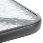 ΣΕΤ ΤΡΑΠΕΖΑΡΙΑΣ 3ΤΜΧ FIGO HM10730 01-- 2 ΚΑΡΕΚΛΕΣ ΤΕΤΡΑΓΩΝΟ ΤΡΑΠΕΖΙ 70x70εκ ΓΚΡΙ c543817