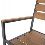 ΣΕΤ ΤΡΑΠΕΖΑΡΙΑΣ 7ΤΜΧ SAGA HM10814 ΑΛΟΥΜΙΝΙΟ ΣΕ ΓΚΡΙ--POLYWOOD c543820