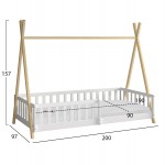 ΣΕΤ ΠΑΙΔΙΚΟΥ ΔΩΜΑΤΙΟΥ 6TMX PASCHAL HM21337 ΞΥΛΟ ΠΕΥΚΟΥ--ΜΕΛΑΜΙΝΗ-ΛΕΥΚΟ c543841