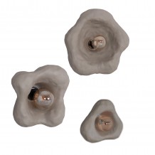 ΣΕΤ 3TMX ΕΠΙΤΟΙΧΙA ΦΩΤΙΣΤΙΚA LUXON HM10725 02 FIBER CEMENT ΣΕ ΓΚΡΙ S-M-L c543850