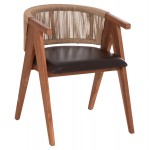 ΠΟΛΥΘΡΟΝΑ ΤΡΑΠΕΖΑΡΙΑΣ BRANN HM18238 11 ΞΥΛΟ ΤΕΑΚ-ΚΑΦΕ PU-ΣΧΟΙΝΙ 60x67x76Υεκ c543851