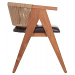 ΠΟΛΥΘΡΟΝΑ ΤΡΑΠΕΖΑΡΙΑΣ BRANN HM18238 11 ΞΥΛΟ ΤΕΑΚ-ΚΑΦΕ PU-ΣΧΟΙΝΙ 60x67x76Υεκ c543851