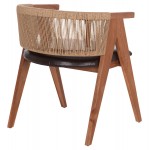 ΠΟΛΥΘΡΟΝΑ ΤΡΑΠΕΖΑΡΙΑΣ BRANN HM18238 11 ΞΥΛΟ ΤΕΑΚ-ΚΑΦΕ PU-ΣΧΟΙΝΙ 60x67x76Υεκ c543851