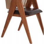 ΠΟΛΥΘΡΟΝΑ ΤΡΑΠΕΖΑΡΙΑΣ BRANN HM18238 11 ΞΥΛΟ ΤΕΑΚ-ΚΑΦΕ PU-ΣΧΟΙΝΙ 60x67x76Υεκ c543851