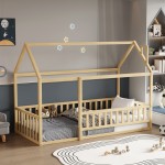 ΚΡΕΒΑΤΙ ΠΑΙΔΙΚΟ ΜΕ ΚΑΓΚΕΛΟ HOUSER HM706 01 τ MONTESSORI ΞΥΛΟ ΠΕΥΚΟ ΦΥΣΙΚΟ-190x90εκ c543854