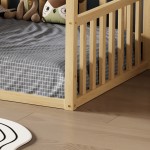 ΚΡΕΒΑΤΙ ΠΑΙΔΙΚΟ ΜΕ ΚΑΓΚΕΛΟ HOUSER HM706 01 τ MONTESSORI ΞΥΛΟ ΠΕΥΚΟ ΦΥΣΙΚΟ-190x90εκ c543854