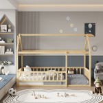 ΚΡΕΒΑΤΙ ΠΑΙΔΙΚΟ ΜΕ ΚΑΓΚΕΛΟ HOUSER HM706 01 τ MONTESSORI ΞΥΛΟ ΠΕΥΚΟ ΦΥΣΙΚΟ-190x90εκ c543854