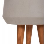 ΓΛΑΣΤΡΑ ΕΣΩΤ ΧΩΡΟΥ QUAN HM4680 03M FIBER CEMENT ΓΚΡΙ--ΒΑΣΗ TEAK Φ35x50Υεκ c543856