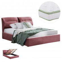 ΚΡΕΒΑΤΙ ΔΙΠΛΟ ΣΤΡΩΜΑ KENDRA HM10720 02 ΣΑΠΙΟ ΜΗΛΟ ΒΕΛΟΥΔΟ--ΑΠΟΘ ΧΩΡΟΣ--160x200εκ c543860