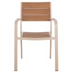 ΣΕΤ ΤΡΑΠΕΖΑΡΙΑΣ TABER HM10737 ΤΡΑΠΕΖΙ 6 ΠΟΛΥΘΡΟΝΕΣ-ΑΛΟΥΜΙΝΙΟ POLYWOOD-ΣΑΜΠΑΝΙ c543864