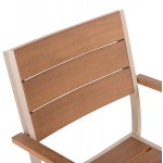 ΣΕΤ ΤΡΑΠΕΖΑΡΙΑΣ TABER HM10739 ΤΡΑΠΕΖΙ 6 ΠΟΛΥΘΡΟΝΕΣ-ΑΛΟΥΜΙΝΙΟ POLYWOOD-ΣΑΜΠΑΝΙ c543887