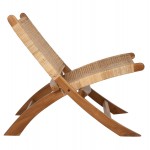 ΚΑΡΕΚΛΑ LOUNGE ΑΝΑΔΙΠΛΟΥΜΕΝΗ ANTIL HM9379 01 ΜΑΣΙΦ ΞΥΛΟ ΤEAK ΦΥΣΙΚΟ 66x77x67Yεκ c543967