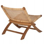 ΚΑΡΕΚΛΑ LOUNGE ΑΝΑΔΙΠΛΟΥΜΕΝΗ ANTIL HM9379 01 ΜΑΣΙΦ ΞΥΛΟ ΤEAK ΦΥΣΙΚΟ 66x77x67Yεκ c543967