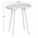 ΤΡΑΠΕΖΙ ΒΟΗΘΗΤΙΚΟ ΣΤΡΟΓΓΥΛΟ ΕΞ ΧΩΡΟΥ TEROC HM6433 02 ΑΛΟΥΜΙΝΙΟ ΛΕΥΚΟ Φ47x53Υεκ c543973