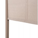 ΔΙΠΛΗ ΞΑΠΛΩΣΤΡΑ ΑΛΟΥΜΙΝΙΟΥ ΠΑΡΑΛΙΑΣ ΜΕ ΣΚΙΑΣΤΡΟ GALLANT HM6097 04 ΚΑΠΟΥΤΣΙΝΟ 2x2x2μ c544006