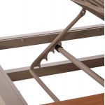 ΔΙΠΛΗ ΞΑΠΛΩΣΤΡΑ ΑΛΟΥΜΙΝΙΟΥ ΠΑΡΑΛΙΑΣ ΜΕ ΣΚΙΑΣΤΡΟ GALLANT HM6097 04 ΚΑΠΟΥΤΣΙΝΟ 2x2x2μ c544006