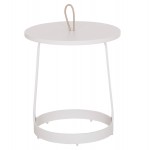 ΤΡΑΠΕΖΙ ΒΟΗΘΗΤΙΚΟ ΕΞ ΧΩΡΟΥ MINO HM6432 02 ΑΛΟΥΜΙΝΙΟ ΛΕΥΚΟ ΣΧΟΙΝΙ ΜΠΕΖ Φ47x53Υεκ c544009