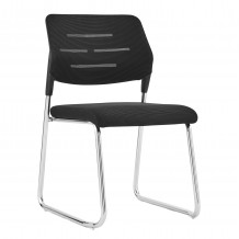 ΚΑΡΕΚΛΑ ΕΠΙΣΚΕΠΤΗ TRABBEL HM1211 01 MESH ΥΦΑΣΜΑ ΜΑΥΡΟ-ΜΕΤΑΛΛΙΚΑ ΠΟΔΙΑ 49x59x82Υεκ SET 6τμχ c544010