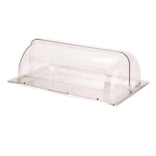 Βιτρίνα Ανοξείδωτη GN1 1 βάθους 2 cm με Καπάκι Roll Top c544019